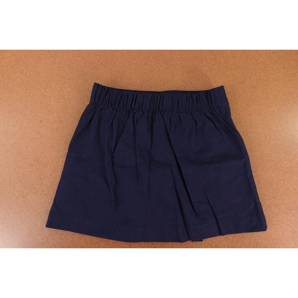 Old Navy Girls Size Small (6-7) Ink Blue Uniform Pleated Skort NWT
